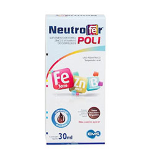 neutrofer poli-old caixa com 1 frasco com 30ml de suspensao de uso oral