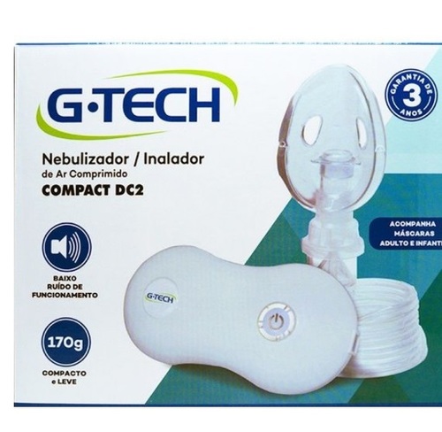 Imagem de Inalador e Nebulizador GTech Compact DC2 bivolt