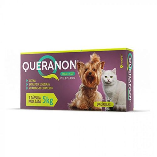 Imagem de Queranon Small Size Avert para Cães e Gatos caixa com 30 cápsulas