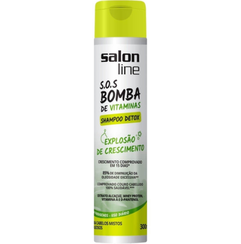 Imagem de Shampoo Salon Line S.O.S Bomba de Vitaminas Detox 300mL