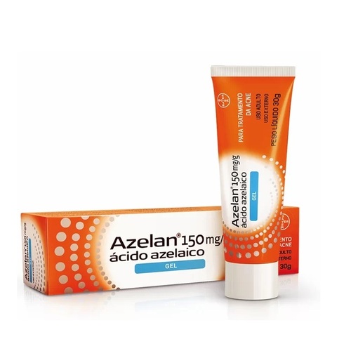 Comprar Azelan Gel 150mg/g, caixa com 1 bisnaga com 30g de gel de uso