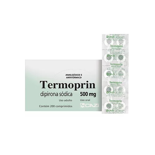 500mg, caixa com 200 comprimidos