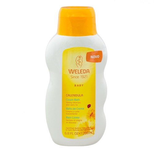 Imagem de Sabonete Líquido Infantil Weleda Calêndula Banho Hidratante com 200ml