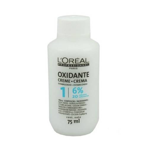 Imagem de Creme L'Oréal Professionnel Oxidante 6%, 20 volumes, 75mL