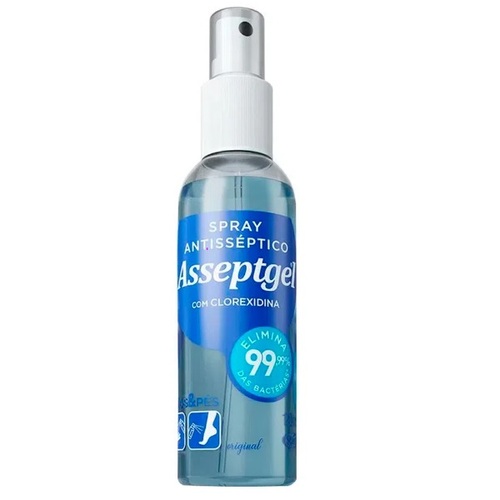 Imagem de Spray Antisséptico Asseptgel frasco spray com 120mL de solução de uso dermatológico