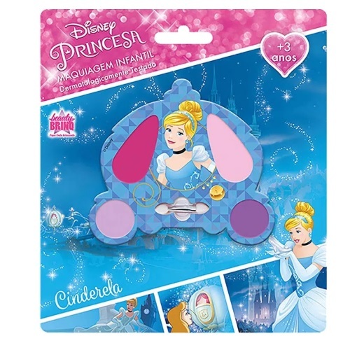 Imagem de Estojo de Maquiagem Infantil Beauty Brinq Disney Princesas 3+ anos, Cinderela