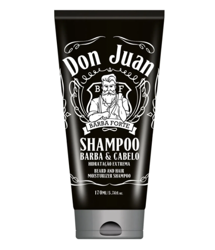 Imagem de Shampoo Barba e Cabelo Barba Forte Don Juan Hidratação Extrema 170mL