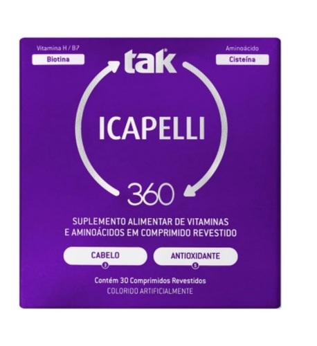 Imagem de Ikapelli Tak 360 - caixa com 30 comprimidos revestidos