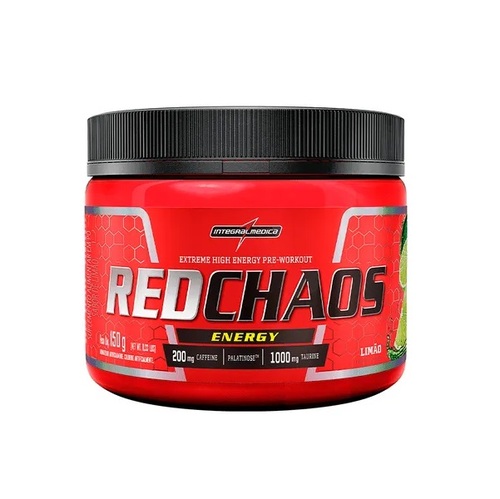 Red Chaos Energy Integralmedica apple twist, pote com 150g