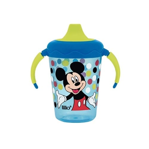 Imagem de Caneca Antivazamento Lillo Disney 6+ meses, Mickey, azul com capacidade de 207mL