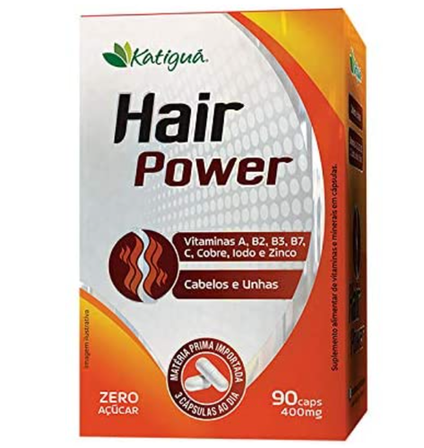 Imagem de Hair Power Katiguá 400mg, caixa com 60 cápsulas