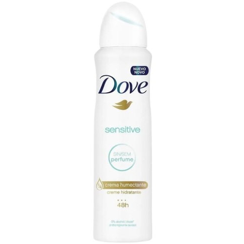 Imagem de Desodorante Antitranspirante Dove Sensitive sem perfume, aerossol com 150mL