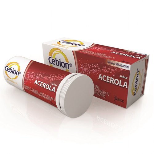 1g, caixa com 30 comprimidos efervescentes, sabor acerola