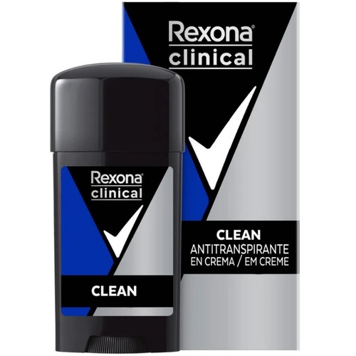 Imagem de Desodorante Antitranspirante Rexona Men Clinical clean, creme, stick, 1 unidade com 58g