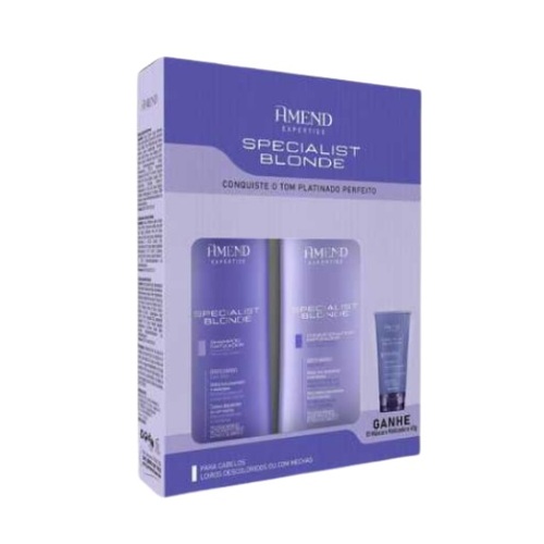 shampoo com 300mL + condicionador com 300mL + shampoo a seco com 75mL