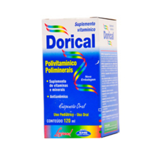 dorical kids antigo frasco com 120ml