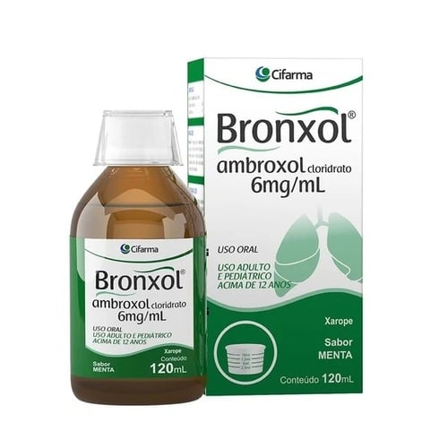 Comprar Bronxol 6mg/mL, caixa com 1 frasco com 120mL de xarope adulto