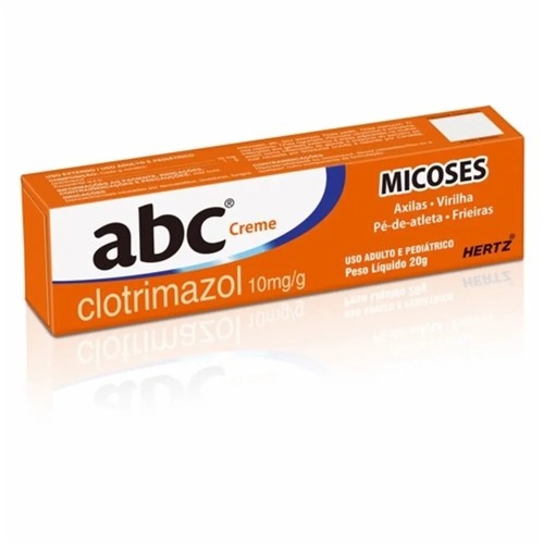 Comprar ABC 10mg/g, caixa com 1 bisnaga com 20g de creme de uso