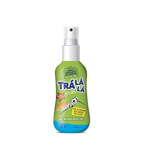 Repelente de Insetos Infantil Trá Lá Lá 2+ anos, spray com 100mL