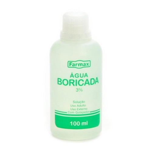 agua boricada farmax antigo 100ml