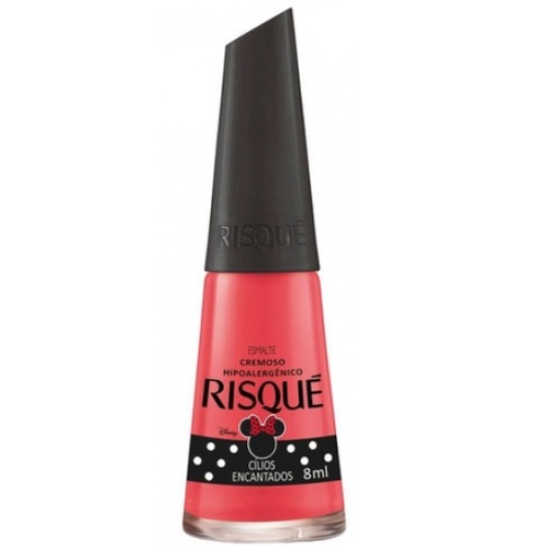 Imagem de Esmalte Cremoso Risqué Disney Minnie cílios encantados