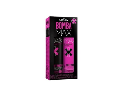 Imagem de Kit Nazca Origem Bomba Max shampoo com 300mL + condicionador com 300mL