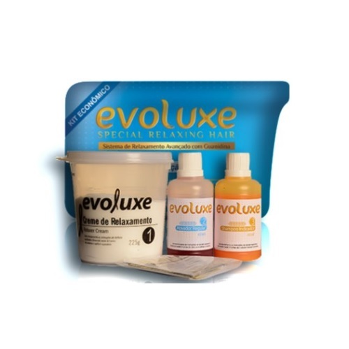 Imagem de Mini Kit Econômico Evoluxe Creme de Relaxamento super, 3 itens