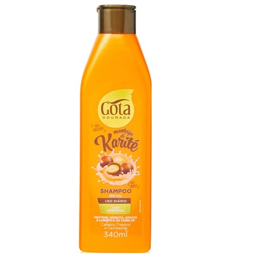 Imagem de Shampoo Gota Dourada Manteiga de Karité 340mL