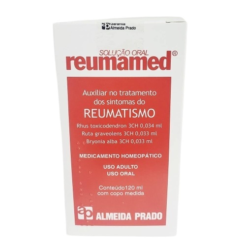 Imagem de Reumamed caixa com 1 frasco com 120mL de solução de uso oral