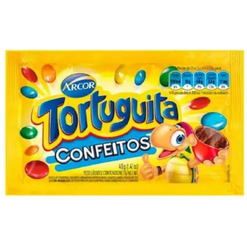 Imagem de Chocolate Tortuguita Confeitos 40g