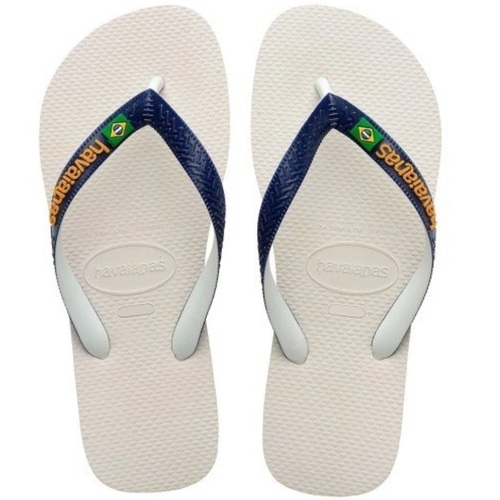 Imagem de Chinelo Havaianas Top Mix Brasil nº 39/40, branco