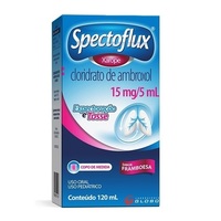 Spectoflux 3mg/mL, caixa com 1 frasco com 120mL de xarope inafntil + copo medidor