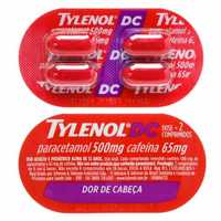 Tylenol DC 500mg + 65mg, blíster com 4 comprimidos