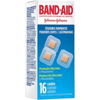 Curativos Band-Aid Pequenos Ferimentos caixa com 16 unidades